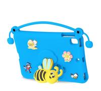 Aramox Bee Design Protective Case, EVA Shockproof Protective Case with Stand, Washable Tablet Cover 32 X 21.2 X 3.1 Cm for Kids for 9.7 Inch Air 1 2 Pro (Blue)