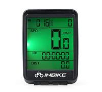 Aramox Bike Speedometer, Wireless LCD Display Multifunctional Cycle Odometer, Records Distance and Time for Cycling Enthusiasts