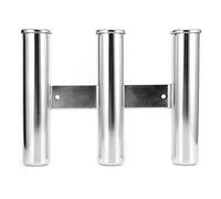 Aramox Boat Fishing Rod Holder,3 Tube Stainless Steel Fishing Rod Rack Marine Yacht Boat Hardware Accessory
