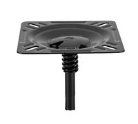 Aramox Boat Seat Pedestal Base Mount, Shock Absorbing Spring Structure, Black, 3/4 Inch Pin Post Socket, for Marine Pontoon Jon Boats