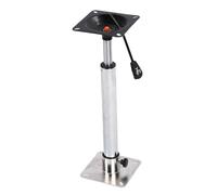 Aramox Boat Seat Pedestal Made of Stainless Steel, Removable Boat Post Base Kit with Riser Base Adjustable Height Range: 21.65 to 29.53Inch