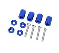 Aramox Bonnet Ventilation Spacer, Gold Car Aluminum Alloy Engine Hood Vent Spacer Riser Kit for 6mm Motor (Aramoxw5cf73uh0e-02)