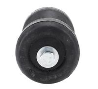 Aramox Bow Roller Rubber Boat Trailer Keel Roller 5.98 Inch Flat Smooth Surfaces Heavy Duty Hull Protection Shock Absorbing Support for Launching Retrieval Centering