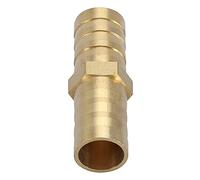 Aramox Brass Straight Barbed Connector, Durable Material, Fluid Separation, Ideal for 6mm 8mm Tubing in Home Gas and Power Tool Applications (12mm(5pcs))