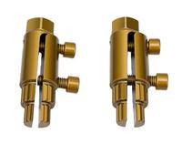 Aramox Broken Pipe Extractor Tool Set, Alloy Steel Nipple Remover for 1/2 | Reverse Groove Design, Fits Shower Arms and Brass Fittings, Hex Drive Compatible with Ratchet Wrenches, Ideal for Bathroom