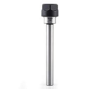 Aramox C12 ER16 Collet Chuck Holder, Metal Precision Ground Milling Spacer Sleeve/Shaft Extender, Strong Clamping Force for CNC Machining