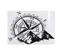 Aramox Campervan Decals, Mountain Decal Car Pattern Stickers 48x34cm Decoration Universal for Rear Window Hood Door Body for Truck SUV Van Motorhome Caravan Trailer