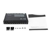 Aramox Car Audio Bass Restoration, 7 Bands Digital Equalizer, Iron, Black
