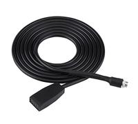 Aramox Car Aux Adapter ABS Audio Jack Converter 3.5mm Female Aux Adapter Cable 1.5m for E46 1999 to 2006 CD Player Input for Phone Music Playback