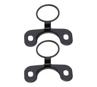 Aramox Car Backup Camera Mount Kit, 304 Stainless Steel Rear Camera Holder Bracket, Adjustable 13mm Screw Hole Fit, Tape and Screws Included for Cars Trucks Dash Cam Use (#2)