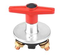 Aramox Car Battery Disconnect Switch Vehicle Battery Isolator Key 300A Rated Current ABS Plastic Instant Cut Off Easy Installation Universal Fit for Cars Trucks Boats