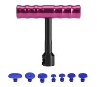 Aramox Car Dent Puller Efficient T Bar Body Panel Paintless Dent Removal Repair Tool Set for Automobile Save Time and Effort Suitable for Anyone to Operate for Various Dents