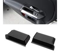 Aramox Car Door Storage Box ABS Rear Door Storage Tray 2Pcs Direct Fit Easy Install Space Saving Interior for B Class GLB Class W247 X247 2020