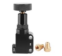 Aramox Car Drifting Brake Proportion Valve 1/8NPT Connector Aluminum Alloy Brake Bias Adjuster Lever Pressure 150 PSI-1200 PSI