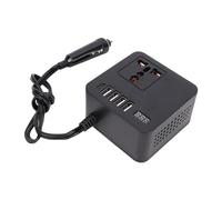 Aramox Car, Durable ABS, Converts 12V 24V DC to AC, 1 USB C PD and 4 USB A Ports, Road Trip and Camping Use