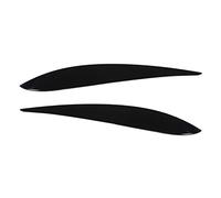 Aramox Car Modified Bright Black Headlight Eyebrows Left And Right Pair For Polo Mk4 9N3 2005-2009 Headlights/Headlights