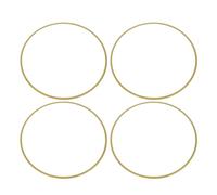 Aramox Car Rim Protector, 19 Inch Wheel Guard Trim Rings for 4pcs Alloy Hub with Self Adhesive, Universal Aluminium Rim for Curb Rash Prevention (Gold)