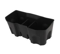 Aramox Center Console Rear Tray Silicone Rear Armrest Storage with Partition Cup Holder Water Embedded Fit for 2024 Seat Use