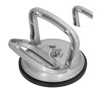 Aramox Ceramic Tile Suction Cup Aluminum Alloy Glass Lifter 4.6 X 4.3 in Single Claw Manual Glass Puller with Rubber Chassis for Tile Window Dent Removal