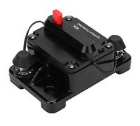 Aramox Circuit Breaker, Auto Reset Holder with Protective Cover for DC12-42V, Over Current Voltage Protection, Copper Material, Electronic Operation (40A)