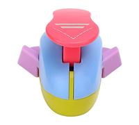 Aramox Circular Embossing Craft Cutting Punch, Easy-to-Use Paper Crimper Tool, Suitable for All Paper Types, Compact Size 3.2 X 3.1 X 2.2in (Right Corner)