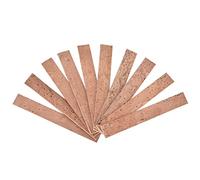 Aramox Clarinet Accessories Set 10Pcs Clarinet Neck Joint Cork Cork Sheet Self Adhesive for Bb Repair Kit with Strong Sticky Back