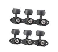 Aramox Classical Guitar Tuning Pegs Black Bronze Machine Heads 3 on a Plate 1 18 Gear Ratio for Classical Flamenco Guitar Players Replacement Tuners