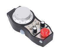 Aramox CNC Handwheel Controller, ABS Alloy Material, 6 Axis Control with 60m Wireless Range and Emergency Stop Function for Precision CNC Machining