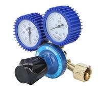 Aramox CO2 Gas Regulator, Brass Non Slip Dual Pressure Regulator for Welding, Accurate Measurement Range 0 to 25 MPa, Ideal for CO2 Tanks and Welding Applications