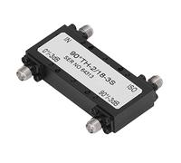 Aramox Compact Microstrip 3dB Bridge Coupler Aluminium Alloy Black Appearance for CDMA, LTE, WIFI2.4, LTE