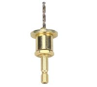 Aramox Countersink Drill Bit Adjustable Hex Shank 3.2x10mm Tapered Hole Drill Bit Countersink Router Step with 2.8-4mm Opening 2.5-10.5mm Cutting Height for Woodwor