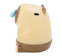 Aramox Cute Capybara Night Light Snotty, Rechargeable Bedside LED Capybara Lamp Novelty Toys for Bedroom Boys Girls Present