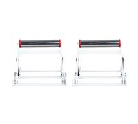 Aramox Cutting Machine Support Frame, Stainless Steel Adjustable Stand with Foldable Design for Miter Saws and Woodworking Projects (2PCS)