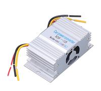 Aramox DC Voltage Converter, Aluminium Alloy DC Converter Module 24V to 12V 120W 10A with Over Voltage Protection for Vehicle Motor Security System
