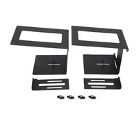 Aramox Desktop Speaker Stands, Pair Studio Monitor Riser with EVA Vibration Dampening Pads Extendable Plates 140 190mm 6° Incline Design