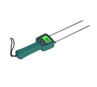 Aramox Digital Meter, ABS Steel Probe Tester with LCD Backlight Voice Broadcast ±0.5% Accuracy for Wheat Corn Rice Soybean Farm Crop Monitoring