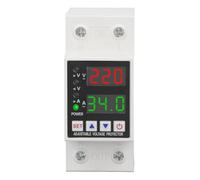 Aramox Digital Voltage Protector, Overvoltage Undervoltage Protector with Dual Display Voltage, Current for AC230V, IP20 Protection Grade (63A)