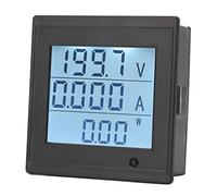 Aramox Digital Voltmeter, Multi-parameter Detection, Premium Material, Wide Test Range, Alarm Function for Power Value Limits, with Backlight, Energy Reset, Power Failure Data Storage