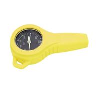 Aramox Diving Pressure Gage Steel Diving Pressure Gage with Luminous Black Accurate Coring Compact BCD Design Easy to Read for Divers Underwater Use (Yellow)