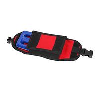 Aramox Diving Weight Pouch Diving Weight Pocket Bag Quick Release Adjustable 3KG Capacity Waterproof 1000D Nylon with Large Pocket for Heavy Counterweight Lead (Red)