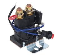 Aramox Dual Battery Isolator Brass Smart Battery Isolator 200A 12VDC 4 Pin Dual Sensing Relay Quick Install for RV Off Road Vehicle Forklift Snowmobile