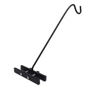 Aramox Durable Deck Bird Feeder Hook Hanger with Adjustable Rod for Railing and Outdoor Decoration