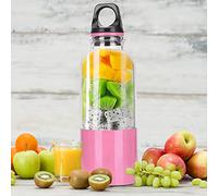 Aramox Electric Juicer Cup Portable USB Rechargeable Smoothie Blender 500ML Personal Blender with Food Grade PC ABS 304 Stainless Steel for Travel Office Gym Shakes Puree (500ML)