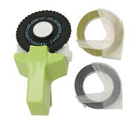 Aramox Embossing Label Maker, Portable Label Making Embosser with Ribbons for Craft DIY Manual Label Printer Present for Mother Lover Friends Parents