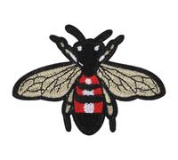 Aramox Embroidery Patch Cute Bee Shape Sewing Decoration DIY Clothes Applique for Shirts Jeans Blouses Pants Skirts 6Pcs 3.5