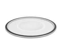 Aramox Energy Saving Dimmable LED Ceiling Light Fixture Remote Control CRI90+ for Home Office Hotel, Iron, 51cm (Black Frame)