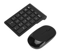 Aramox Energy-saving Functionality, High Compatibility, Quick Response, 2.4G Numeric Keypad, Mute Optical Mouse Set, for 7/8/10/MAC/System, Practical Design with 2.4G Numeric Keypad
