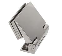 Aramox Exquisite 304 Stainless Steel Bathroom Glass Door Hinge Elegant Textured for 8-12mm Toughened Glass Door