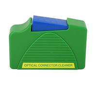 Aramox Fiber Optic Cleaning Box, Over 550 Times Cleaning Effect, Suitable for SC, FC, ST, LC End Face, Made of ABS for Impact and Scratch, Pocket-Sized and Lightweight, (Green)