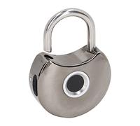 Aramox Fingerprint Padlock, Zinc Alloy Smart Fingerprint Lock with USB Charging, 20 Fingerprints 360 Recognition for Locker Cabinet Backpack Travel Dorm